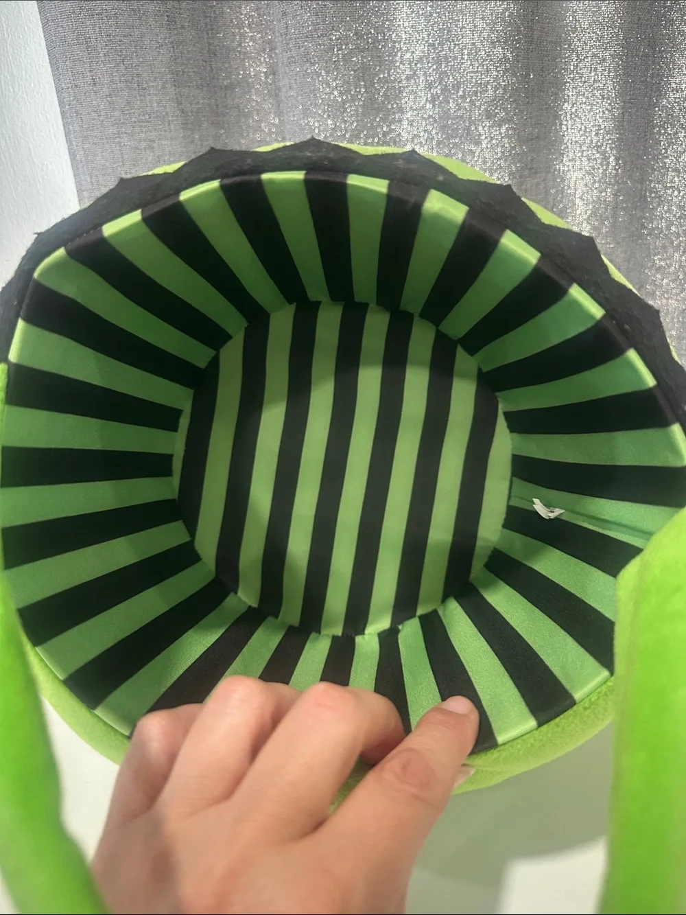 Green Frankenstein Plush Halloween Bucket with Handle